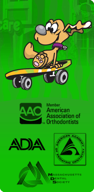 American Association of Orthodontists, ADA, Massachusetts Dental Society, American Academy of Pediatric Dentistry