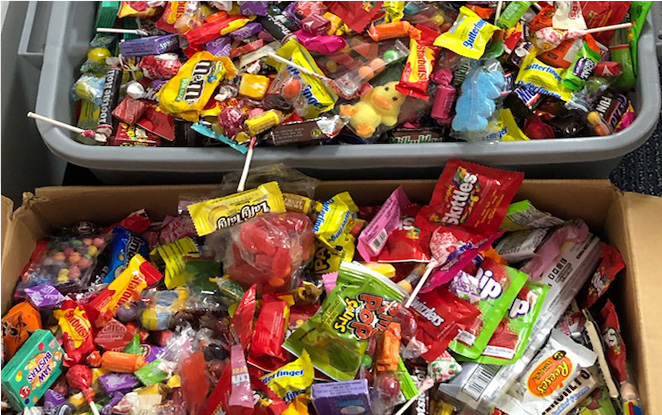 You made the Halloween Candy Buyback Program a HUGE success and saved your teeth!