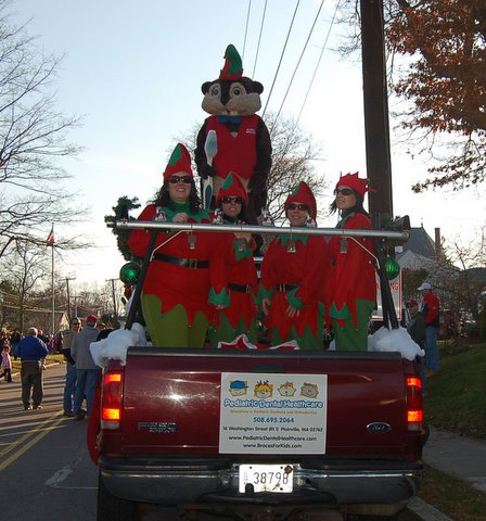 Buddy Beaver sighting in North Attleboro parade!