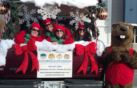 Buddy Beaver sighting in North Attleboro parade!