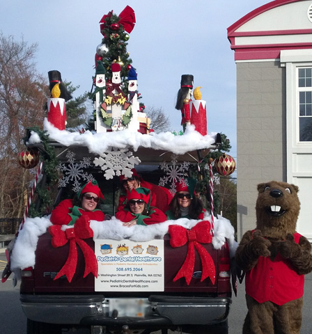 Buddy Beaver sighting in North Attleboro parade!