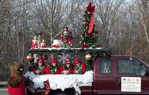 Buddy Beaver sighting in North Attleboro parade!