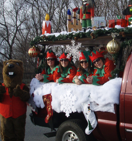 Buddy Beaver sighting in North Attleboro parade!