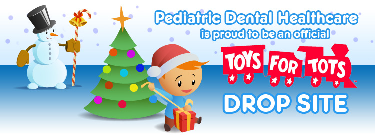 Pediatric Dental Healthcare in Plainville, MA is an official Toys for Tots Drop Site